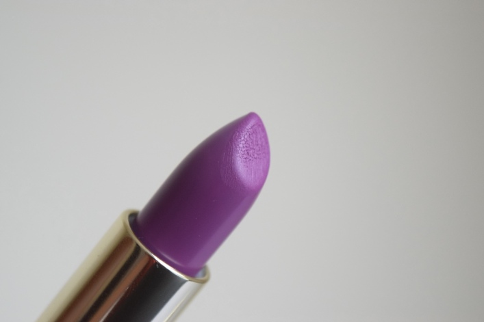 Violet lipstick