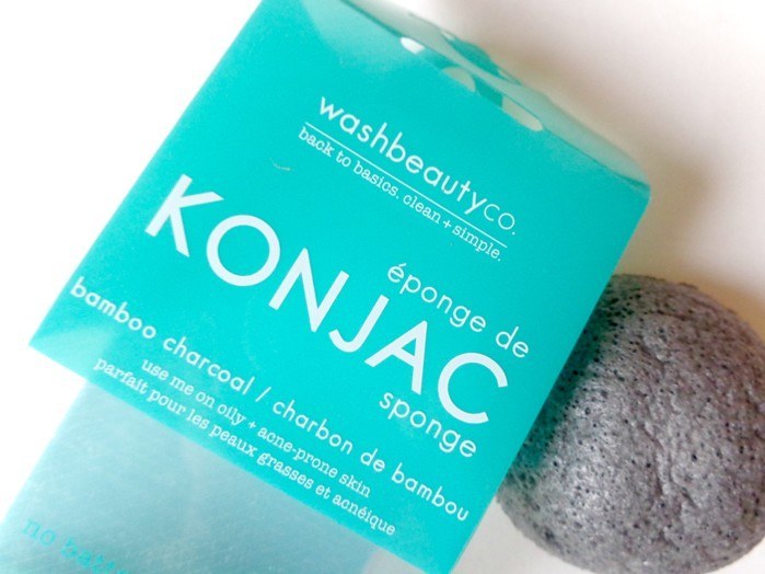 charcoal cleansing sponge