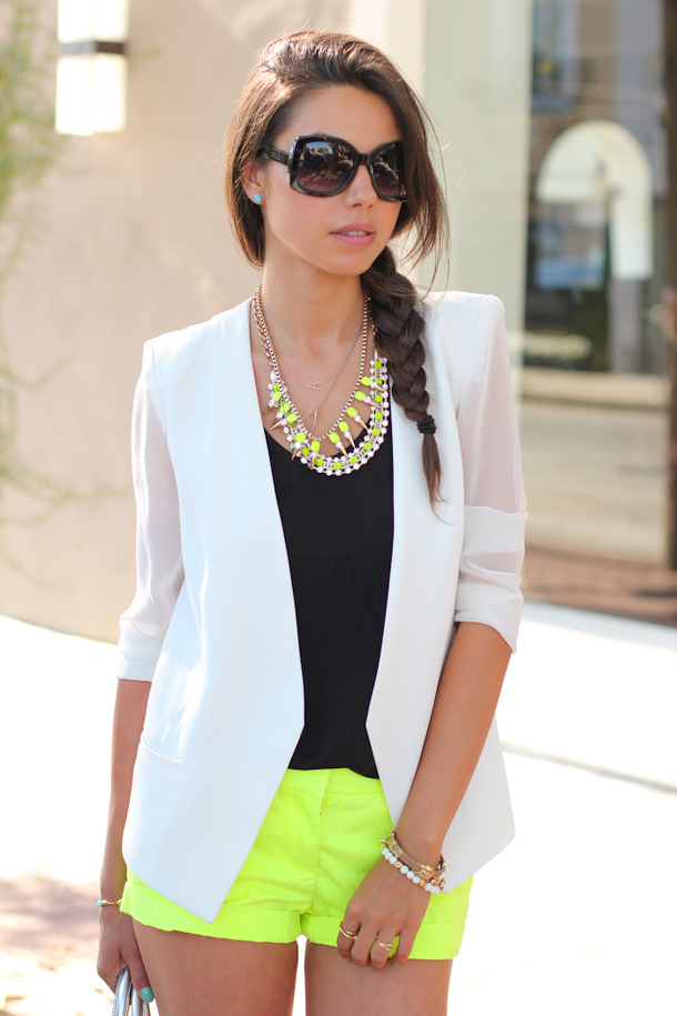 neon and white