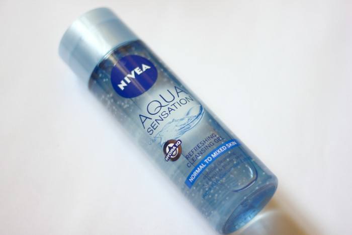 nivea aqua sensation refreshing cleansing gel