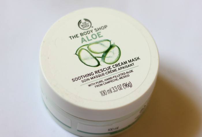 the body shop aloe soothing rescue cream mask