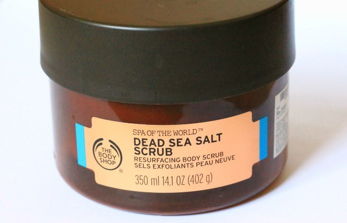 the body shop dead sea salt body scrub