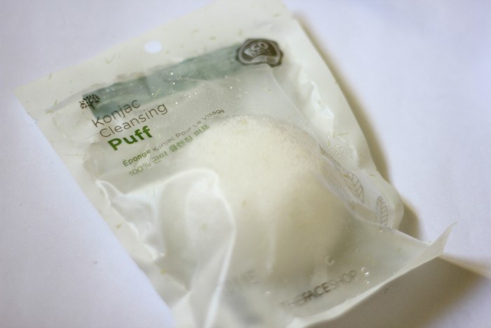 Natural Konjac Face Cleansing Cotton Puff Face Wash Dry Konjac Puff
