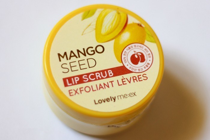 the face shop mango seed lip scrub