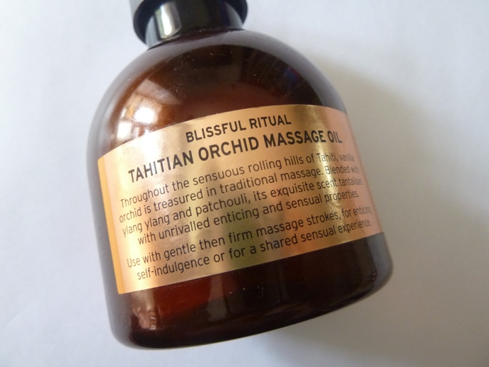 Massage oil bottle