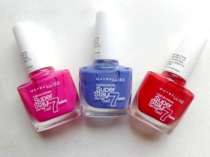 Maybelline superstay 7 days gel nail paints surreal bubblegum rouge passion