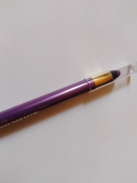 Purple eyeliner pencil