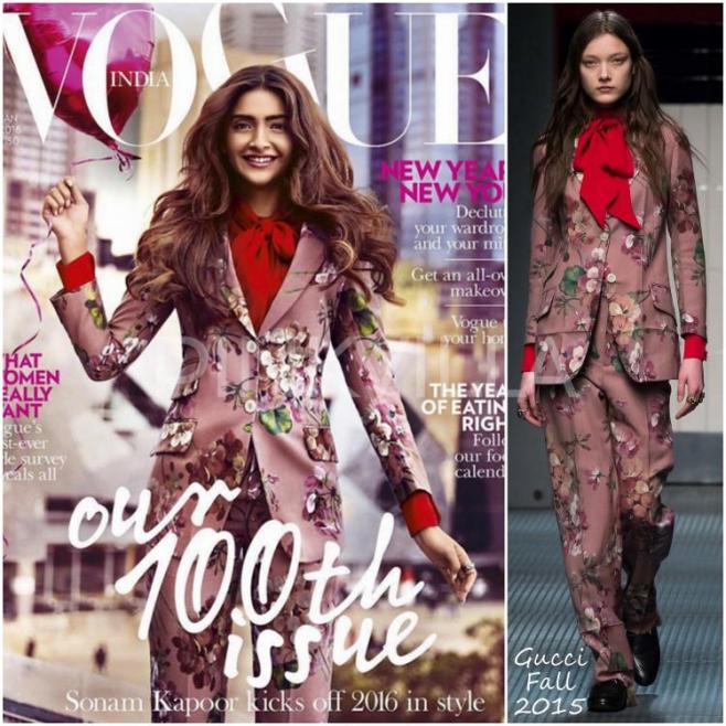 Sonam Kapoor Gucci Vogue