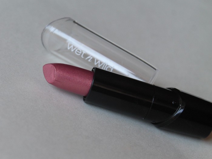 Wet n Wild 530D Dark Pink Frost Silk Finish Lipstick Review