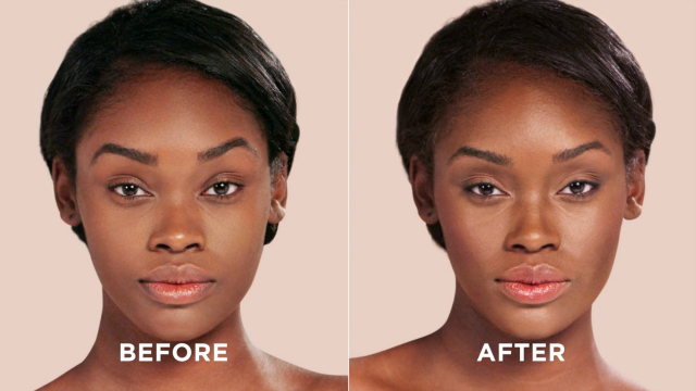 before and after contouring