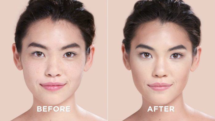 makeup contouring for round face