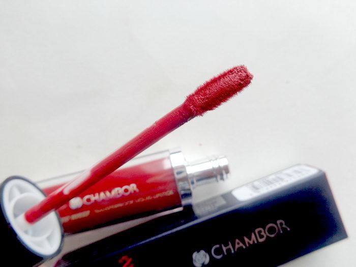 Chambor extreme wear transferproof liquid lipstick 435 applicator