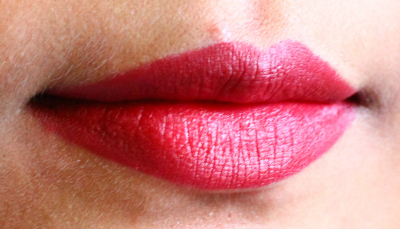 Coloressence Craneberry lip swatch