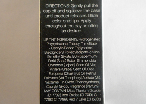 ELF Lip Tint ingredients