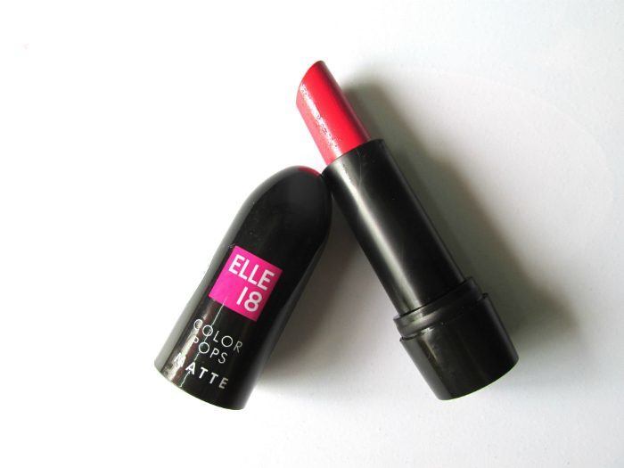 Elle 18 Color Pops Matte Lipstick Prom Pink Review