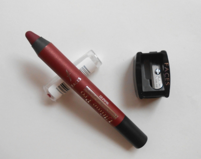 Faces Ultime Pro Starry Matte Lip Crayon 02 Sinful Review