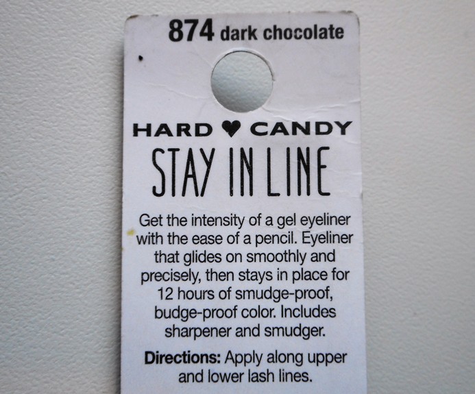 Hard Candy Gel Eyeliner in Dark Chocolate product description