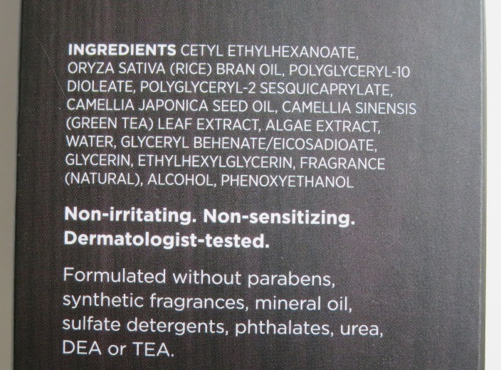 Ingredients cleansing oil