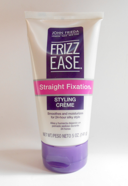 John Frieda Frizz Ease Straight Fixation Styling Crème packaging