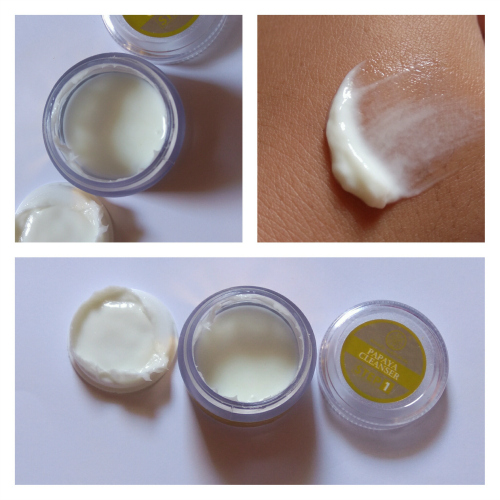 Khadi Papaya Skin Revitalizing Mini Facial Kit cleanser