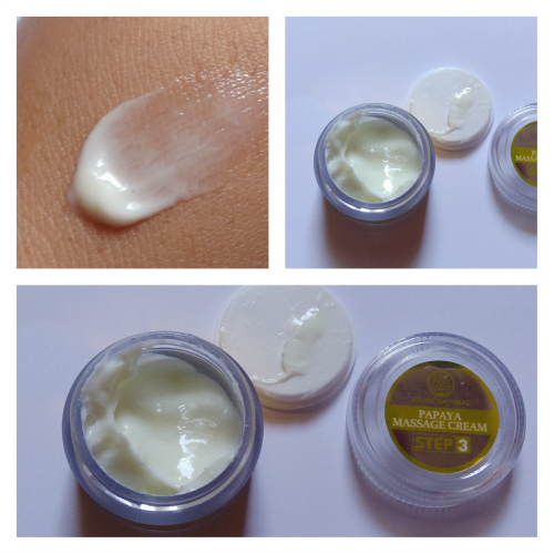 Khadi Papaya Skin Revitalizing Mini Facial Kit cream