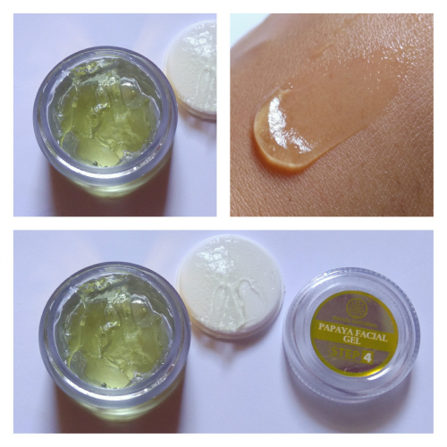 Khadi Papaya Skin Revitalizing Mini Facial Kit gel