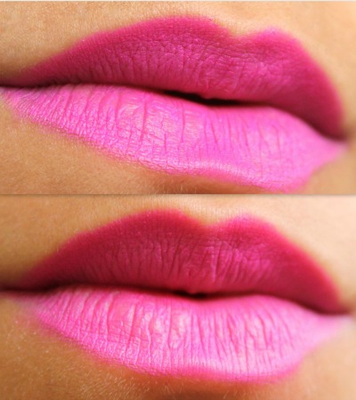 Maybelline Color Sensational Vivid 2 Neon Pink lipswatch