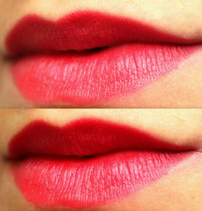 Maybelline Color Show Cosmopolitan Red lipswatch