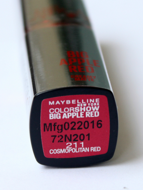 Maybelline Color Show Cosmopolitan Red name