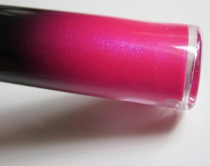Pink lip lacquer