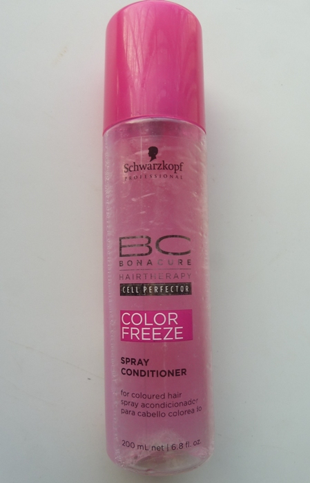 Schwarzkopf Bonacure Cell Perfector Color Freeze Spray Conditioner Review