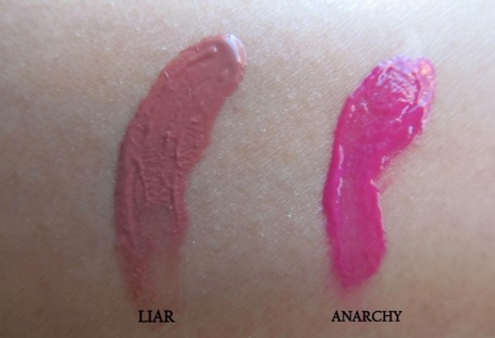 Urban Decay Lipgloss Swatches