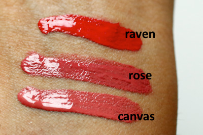 hourglass opaque rouge swatches