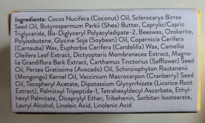 ingredients of lip balm