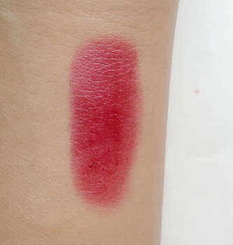 matte lipstick hand swatch
