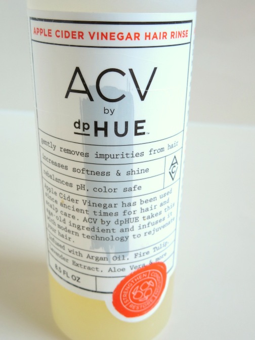 ACV by dpHUE Apple Cider Vinegar Hair Rinse label