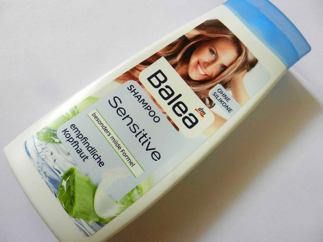 Balea Sensitive Shampoo with Aloe Vera packaging