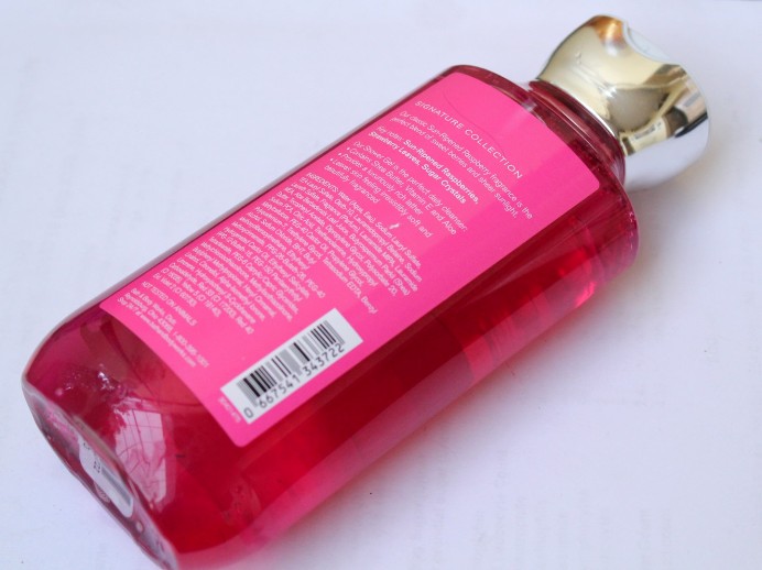 Bath and Body Works Sun-Ripened Raspberry Shower Gel bottle