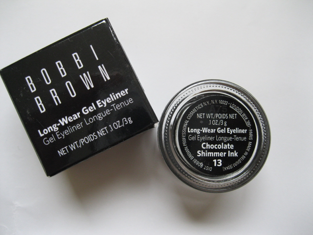 Bobbi Brown Chocolate Shimmer Ink Long-Wear Gel Eyeliner shade name