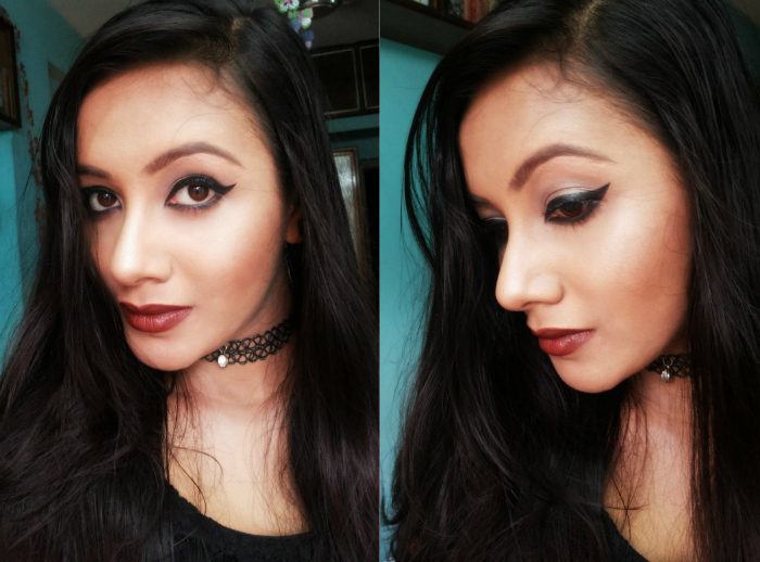 Bold Glam Lips with Cat Eyes 12