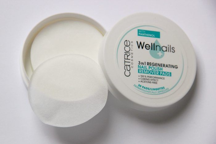 Catrice Wellnails 3in1 Regenerating Nail Polish Remover Pads