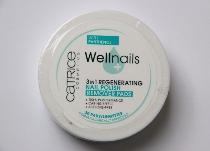 Catrice Wellnails 3in1 Regenerating Nail Polish Remover Pads Packaging