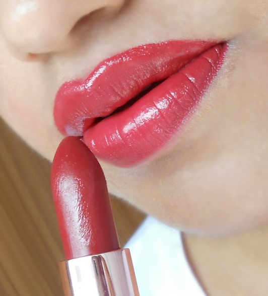 Chambor Orosa Retro Rouge Lip Perfection Lipstick lip swatch