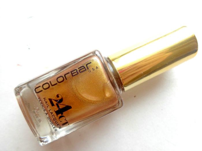 Colorbar Coppertone Gold 24 CT Nail Lacquer