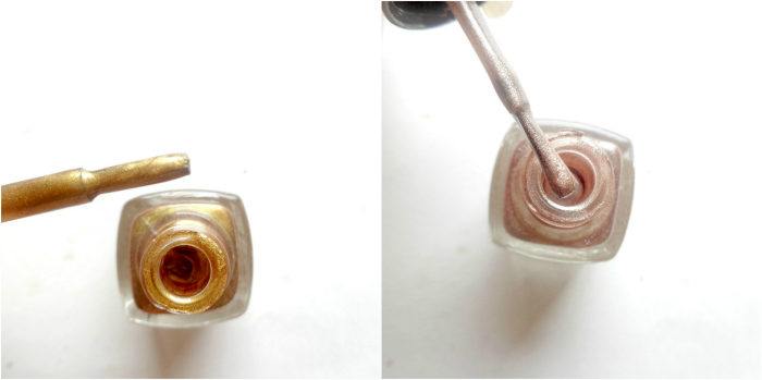 Blushing Shimmers: nail paints