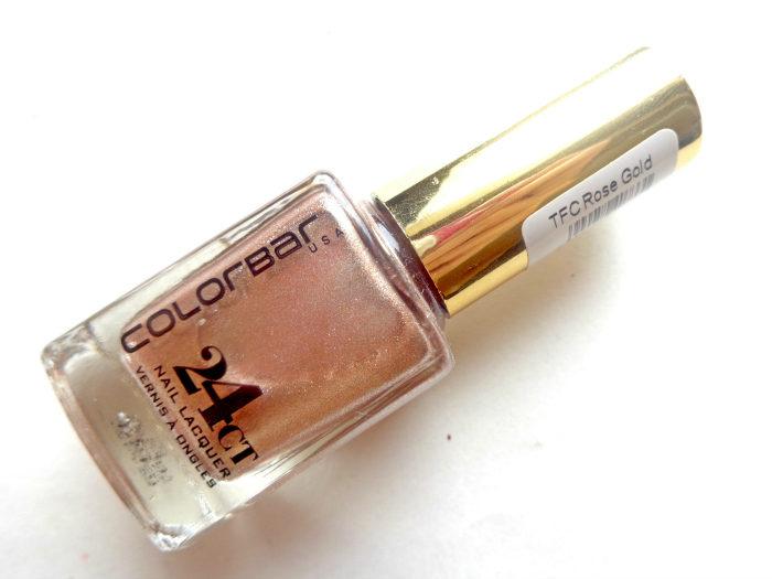 Colorbar Rose Gold 24 CT Nail Lacquer