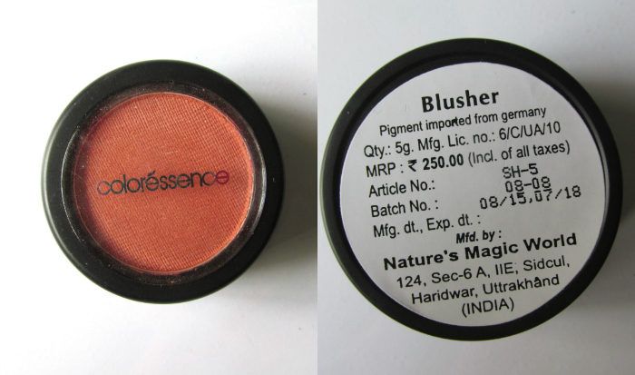 Coloressence Satin Smooth Highlighter Blusher SH-5 shade