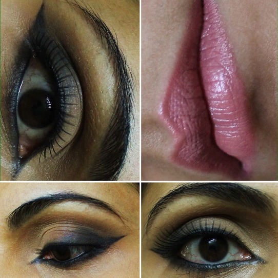 Complete look collage perfect smokey eye