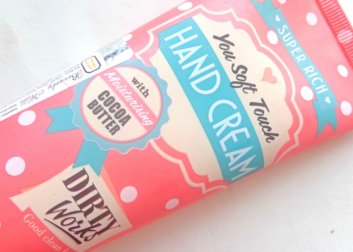 Dirty works super rich hand cream name