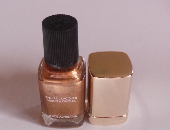 Dolce and Gabbana Golden Nail Paint
